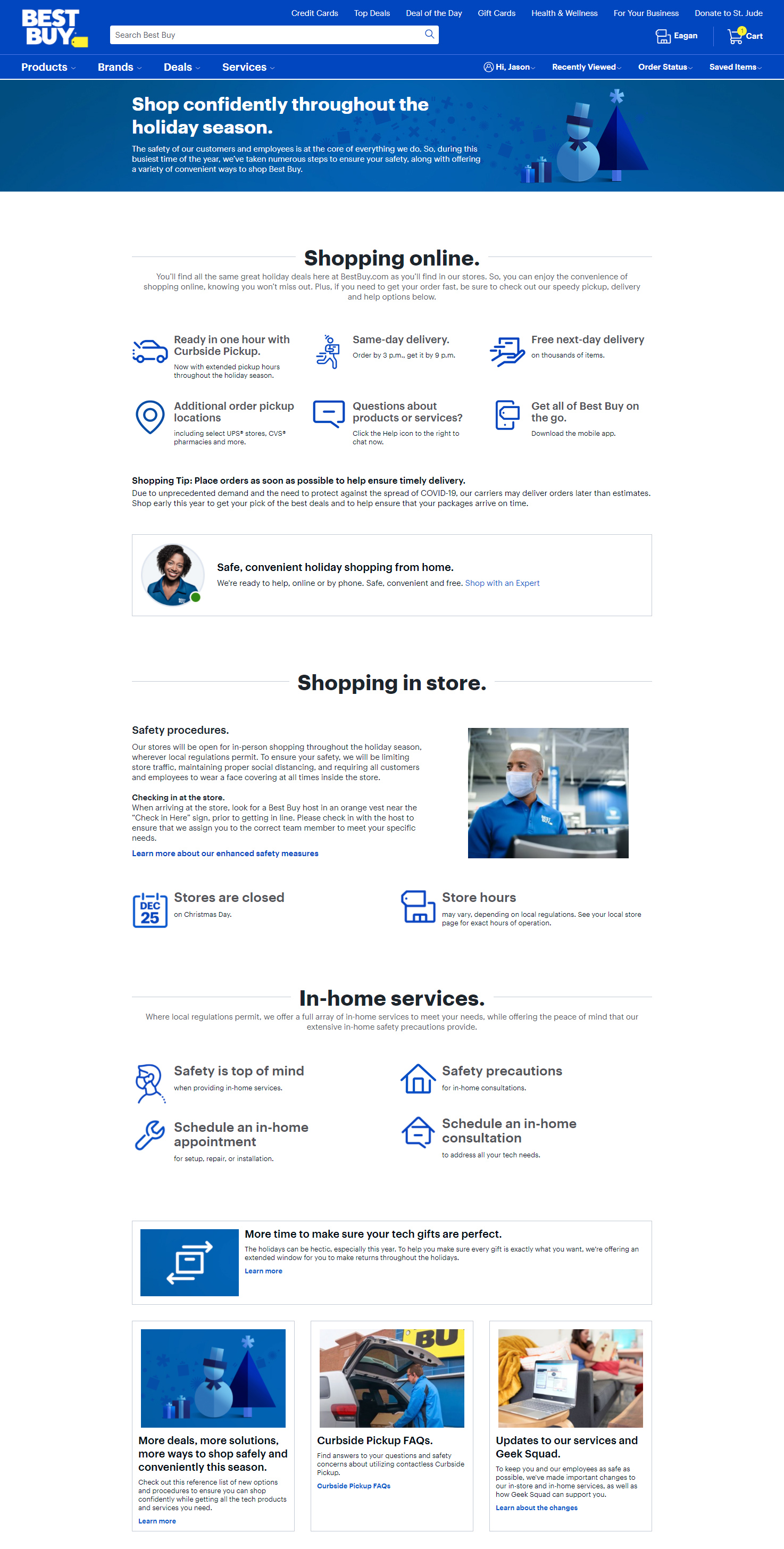 Desktop webpage layout